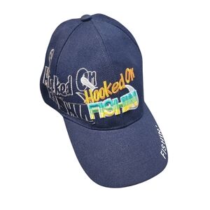 BOYS Fishing Hat Adjustable Colorful Embroidery Baseball Cap OS